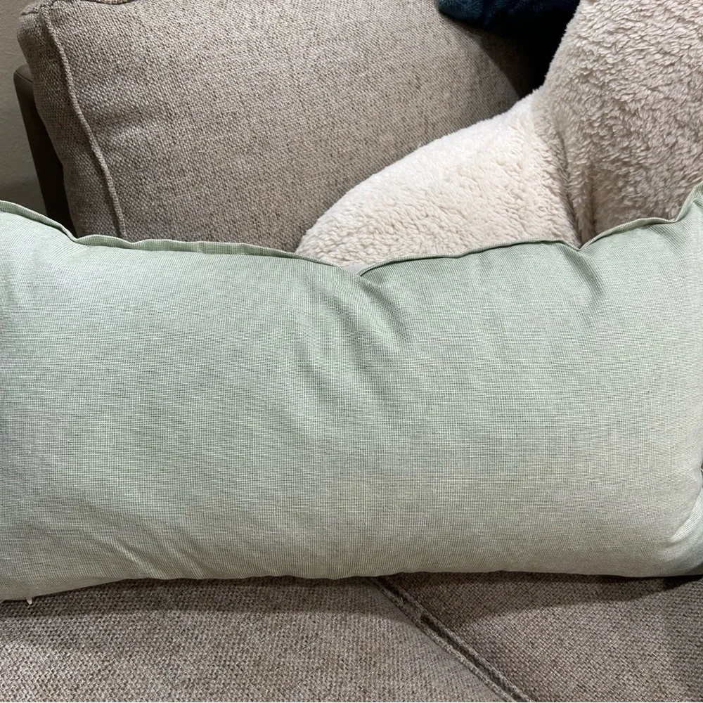 New w tag Floral Bunny Embroidered Pillow - Picture 2 of 3